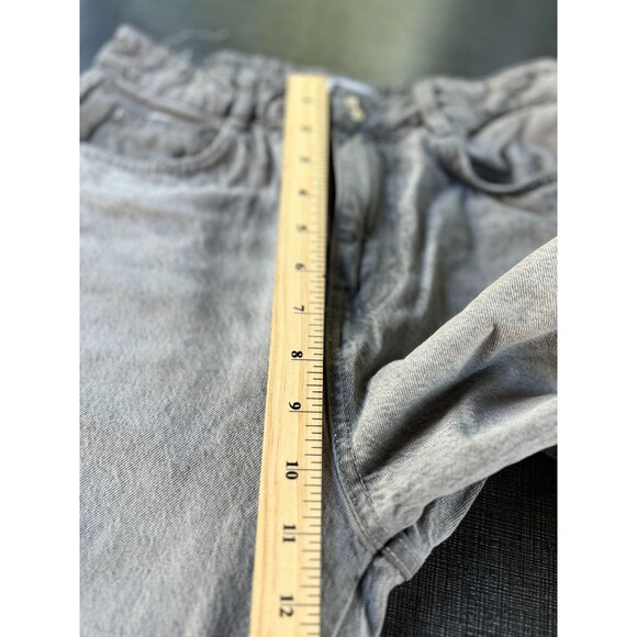 Zara Womens Size 4 Distressed Straight Leg Jeans Grey Denim RN#77302 100% Cotton - Picture 12 of 13
